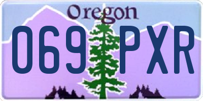 OR license plate 069PXR