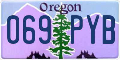OR license plate 069PYB