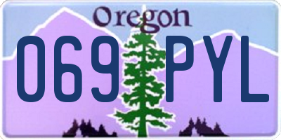 OR license plate 069PYL