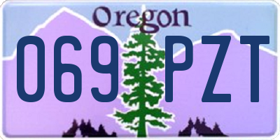OR license plate 069PZT