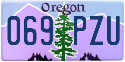 OR license plate 069PZU