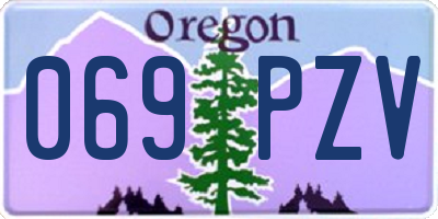 OR license plate 069PZV