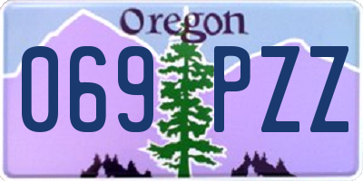 OR license plate 069PZZ