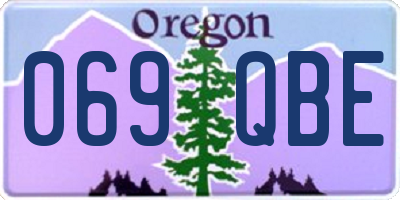 OR license plate 069QBE