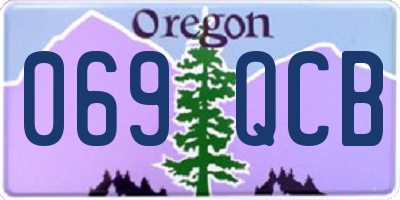OR license plate 069QCB