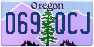 OR license plate 069QCJ
