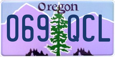 OR license plate 069QCL