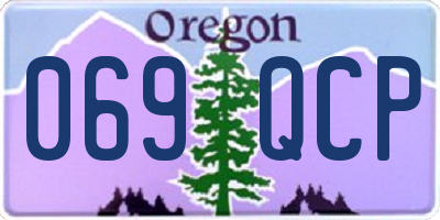 OR license plate 069QCP