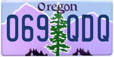 OR license plate 069QDQ