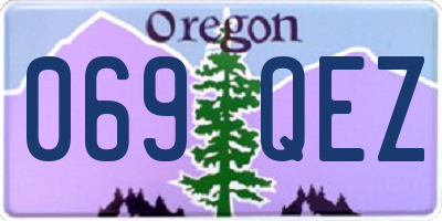 OR license plate 069QEZ
