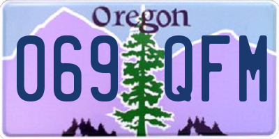 OR license plate 069QFM