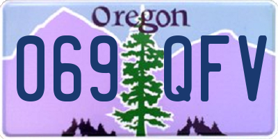 OR license plate 069QFV