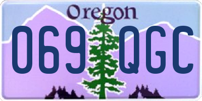 OR license plate 069QGC