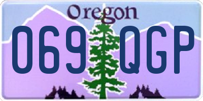 OR license plate 069QGP