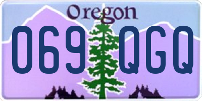 OR license plate 069QGQ