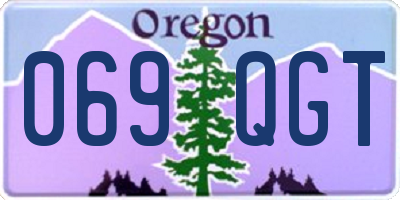 OR license plate 069QGT