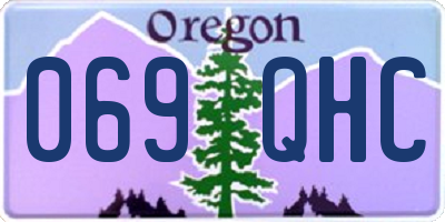 OR license plate 069QHC