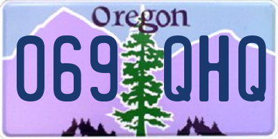 OR license plate 069QHQ