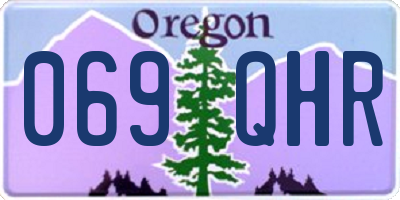 OR license plate 069QHR
