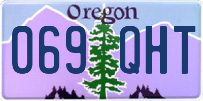 OR license plate 069QHT