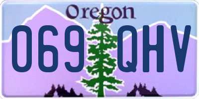 OR license plate 069QHV