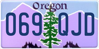 OR license plate 069QJD