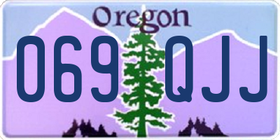 OR license plate 069QJJ