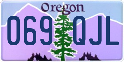OR license plate 069QJL