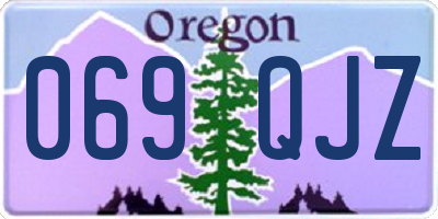 OR license plate 069QJZ