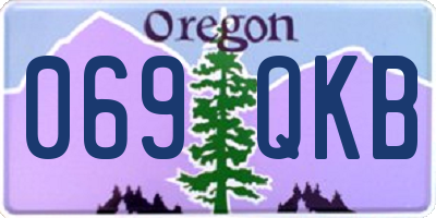 OR license plate 069QKB