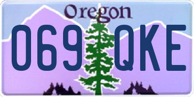 OR license plate 069QKE