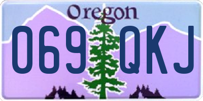OR license plate 069QKJ