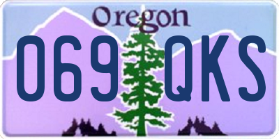 OR license plate 069QKS