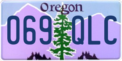 OR license plate 069QLC
