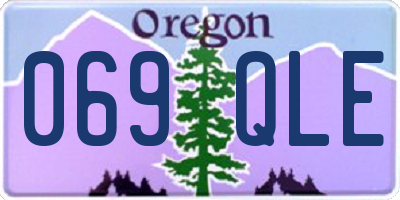OR license plate 069QLE