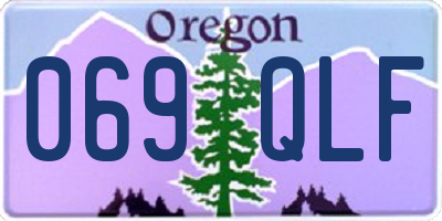 OR license plate 069QLF