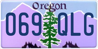 OR license plate 069QLG