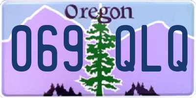 OR license plate 069QLQ