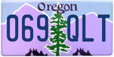OR license plate 069QLT