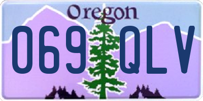 OR license plate 069QLV