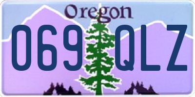 OR license plate 069QLZ