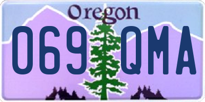 OR license plate 069QMA