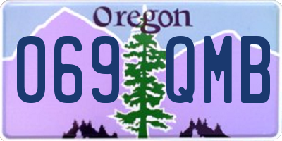 OR license plate 069QMB