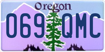 OR license plate 069QMC