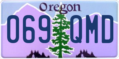 OR license plate 069QMD