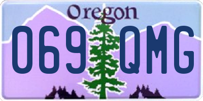OR license plate 069QMG