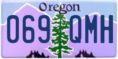 OR license plate 069QMH