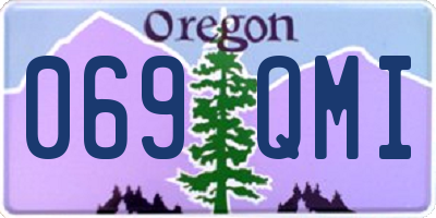 OR license plate 069QMI