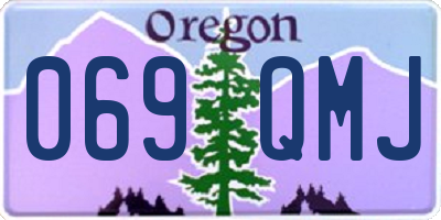 OR license plate 069QMJ