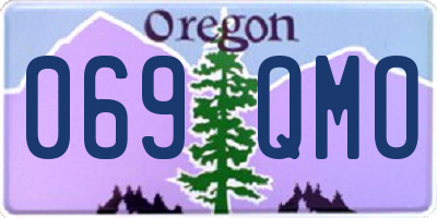 OR license plate 069QMO